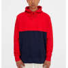 Custom mens xxxl drastring 100% cotton color block hoodies