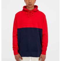 Custom mens xxxl drastring 100% cotton color block hoodies