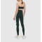 Wholesale women high rise color block sports wear  spandex leggings