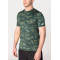 Wholesale mens activewear fitness camo printed compression tee shirts