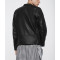 OEM Wholesale Mens Black Slim Fit Leather Jackets