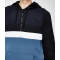 Wholesale mens cotton bulk color block hoodies sweatshirts