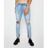 Wholesale mens cotton skinny fit ripped jeans pants