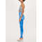 Wholesale womens high waist shiny disco fitness leggings