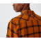 Wholesale mens two-tone long sleeves flannel checked shirts