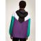 Wholesale womens color block oversized windbreaker jackets