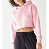 Wholesale women cotton fleece bulk crop top hoodies