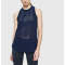 Wholesale womens fitted cotton sports wear gym mesh vest