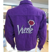 New samples #denim jacket #purple
