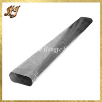 8 inch x 60 inch - 30 Gauge Galvanized Oval Steel Pipe / Tube