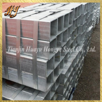 High quality Q215 pre galvanised square steel tube for structure