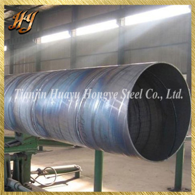 Welded  Spiral Steel Tube Threaded Steel Pipe