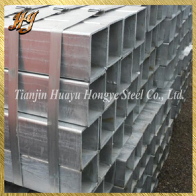 EN10219 25*25 galvanized square steel pipe