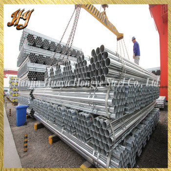 Hollow Structural 1 Pre Galvanized round steel pipe