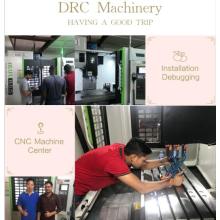 Vertical machining center installation and commissioning