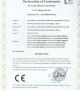 Crane scales CE Certificate LVD