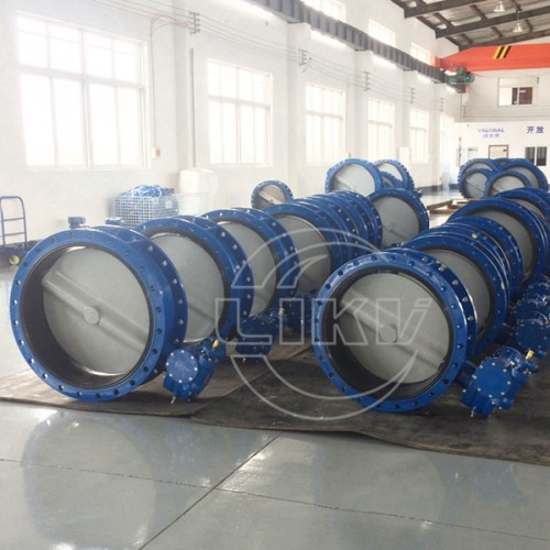 Flanged concentric butterfly valve