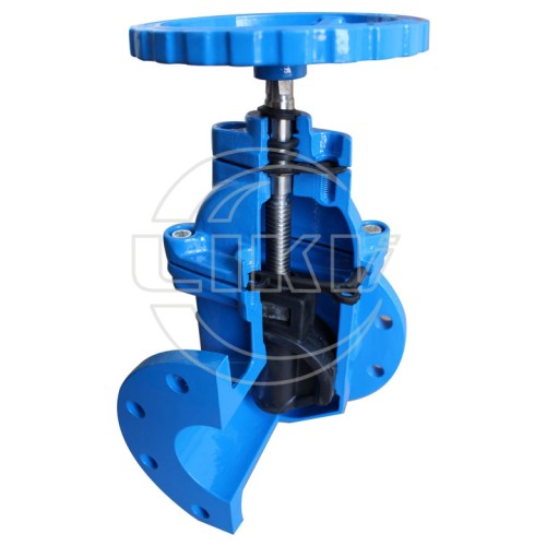 Resilient seated gate valve