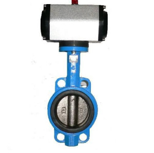 pneumatic actuated Wafer butterfly valve