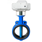 electric actuated wafer butterfly valve
