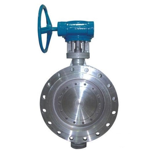 metal-seat flanged butterfly valve