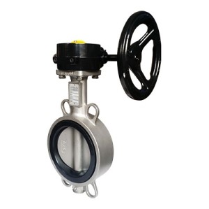 Worm Gear  EPDM seat wafer butterfly valve