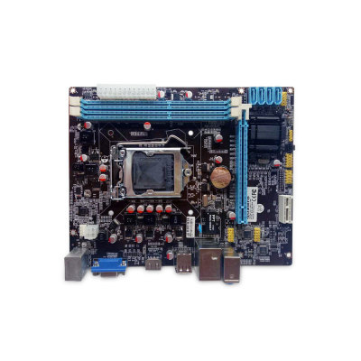 H61 1155 motherboard hot sell quality support 1*PCIE*1X 2*DDR3 VGA LAN PORT