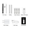 Joecig best selling ecig pcc case refillable clear atomizer with rechargeable battery