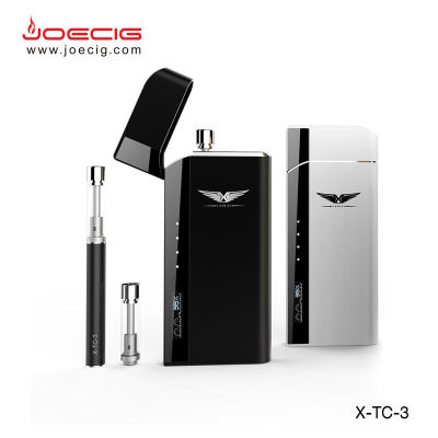 Joecig PCC case slim vape pen cartridge berdasarkan desain Zippo lebih ringan