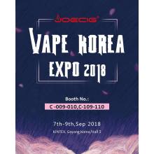 Joecig Vape Korea Expo 2018-The First Vape Show at KINTEX, Korea