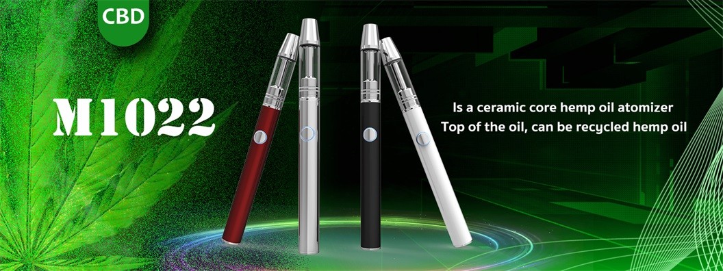 CBD e-cigarette starter kit electronic M1022 smoking device machine cigarette factory