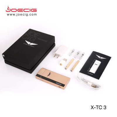 Fashionnable Vaporizer Mini E Kit Rokok dengan case PCC yang dapat dikenakan biaya X-TC3