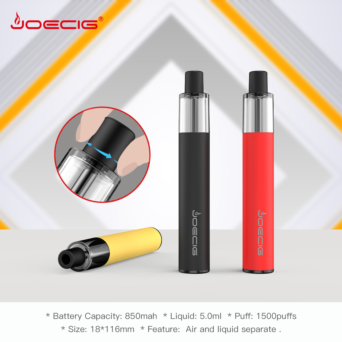 Joecig E Liquid Customer OEM 1200 Puffs Electronic Cigarette E Cig Vape Hot sell USA