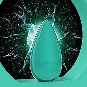 Joecig 最新 1600puffs 双色水晶一次性带网状线圈