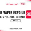 Joecig invites you to attend The vaper  EXPO UK  from  27th to 29th of May  2022