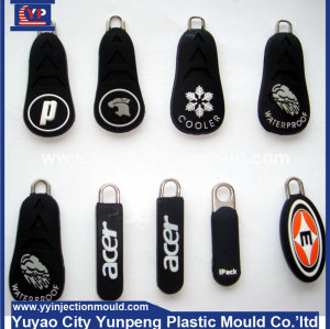 Professional plastic injection mould for multiple cavities zipper puller slider mold  (From Cherry)