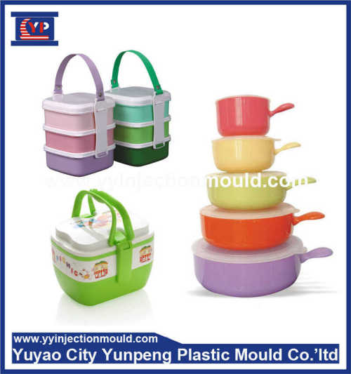 high quality plastic injection food container storage box /lunch box moulding cheap plastic injection molding  (From Cherry)