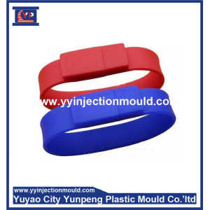 Personalized waterproof silicone bracelet watch for double shot molds (From Cherry)