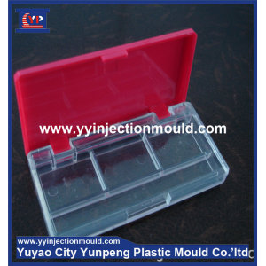 Plastic injection mould to make portable powder box (from Tea)