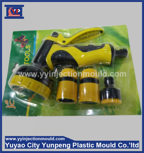 adjustable garden water hose spray nozzle high pressure injection mould (with video)