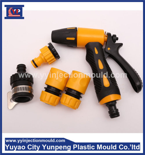 adjustable garden water hose spray nozzle high pressure injection mould (with video)