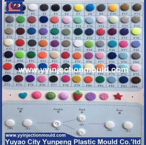 High precision button mould, custom clothes button molding, plastic button products  (From Cherry)