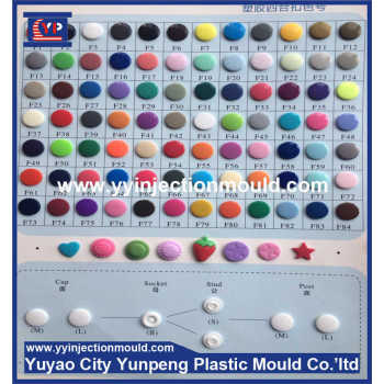 High precision button mould, custom clothes button molding, plastic button products  (From Cherry)