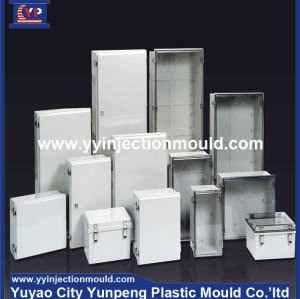 Plastic injection outdoor electrical distribution box mould (from Tea)