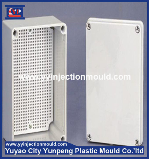Plastic injection mould for Gray Fiber Optic Distribution Box (from Tea)