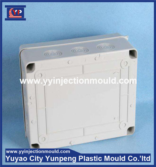 Plastic injection mould for Gray Fiber Optic Distribution Box (from Tea)