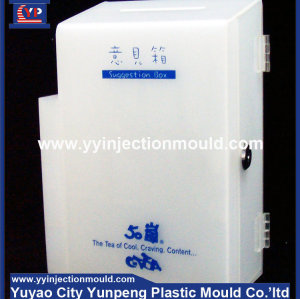 Excellent quality injection moulding plastic suggestion box mould (from Tea)