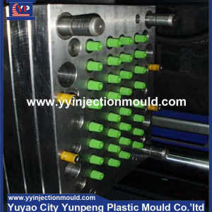 Custom injection mold made screw plastic molding part swing top bottle caps with ribbed sides (From Cherry)