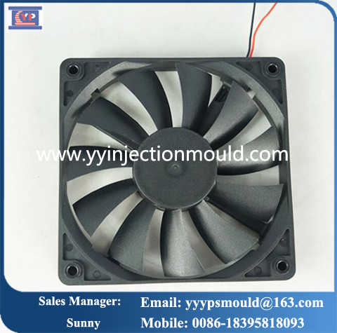 6 inch 7 inch fan CPU chassis cooling fans ABS material custom precision injection fan blade plastic moulding