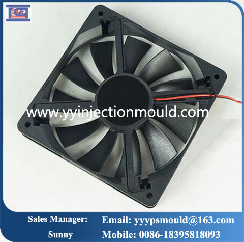 6 inch 7 inch fan CPU chassis cooling fans ABS material custom precision injection fan blade plastic moulding